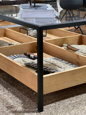 Mesa de Centro Fierro y Madera