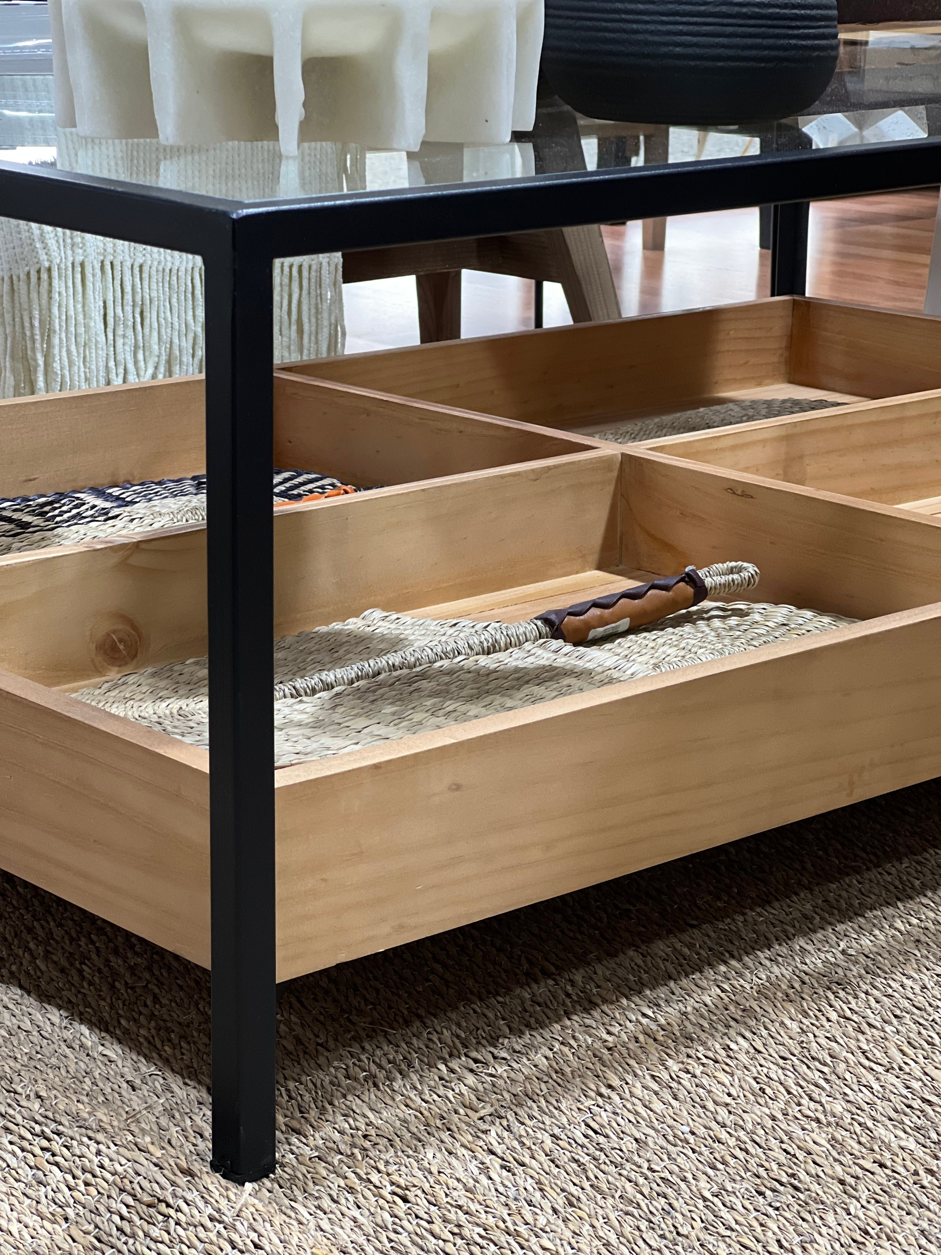 Mesa de Centro Fierro y Madera