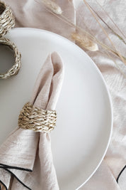 Set Anillos Porta Servilleta Fibra (x6)