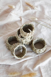 Set Anillos Porta Servilleta Fibra (x6)