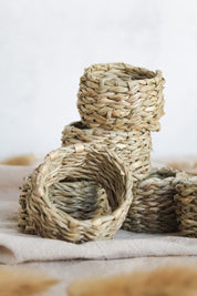 Set Anillos Porta Servilleta Fibra (x6)