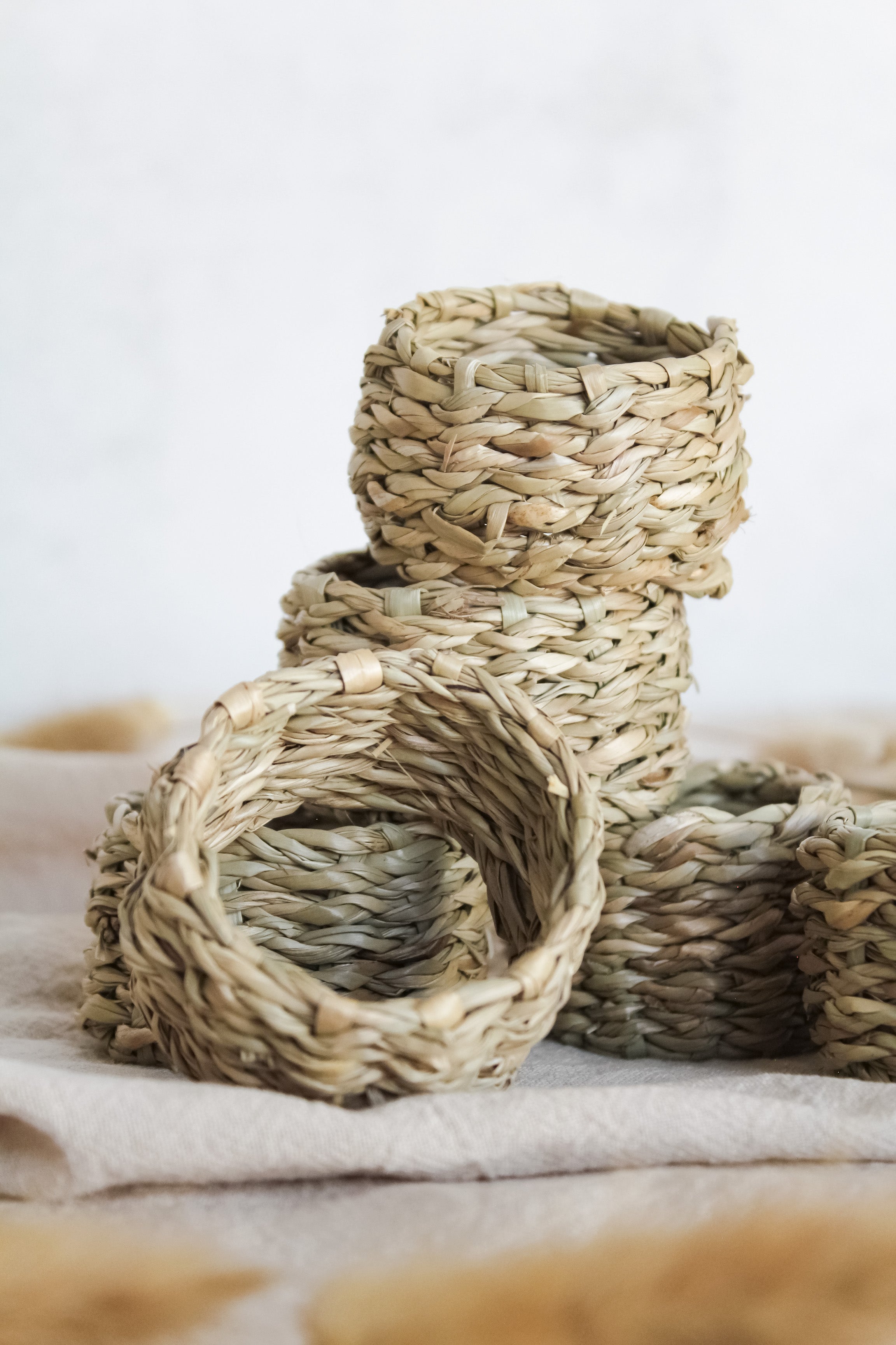 Set Anillos Porta Servilleta Fibra (x6)