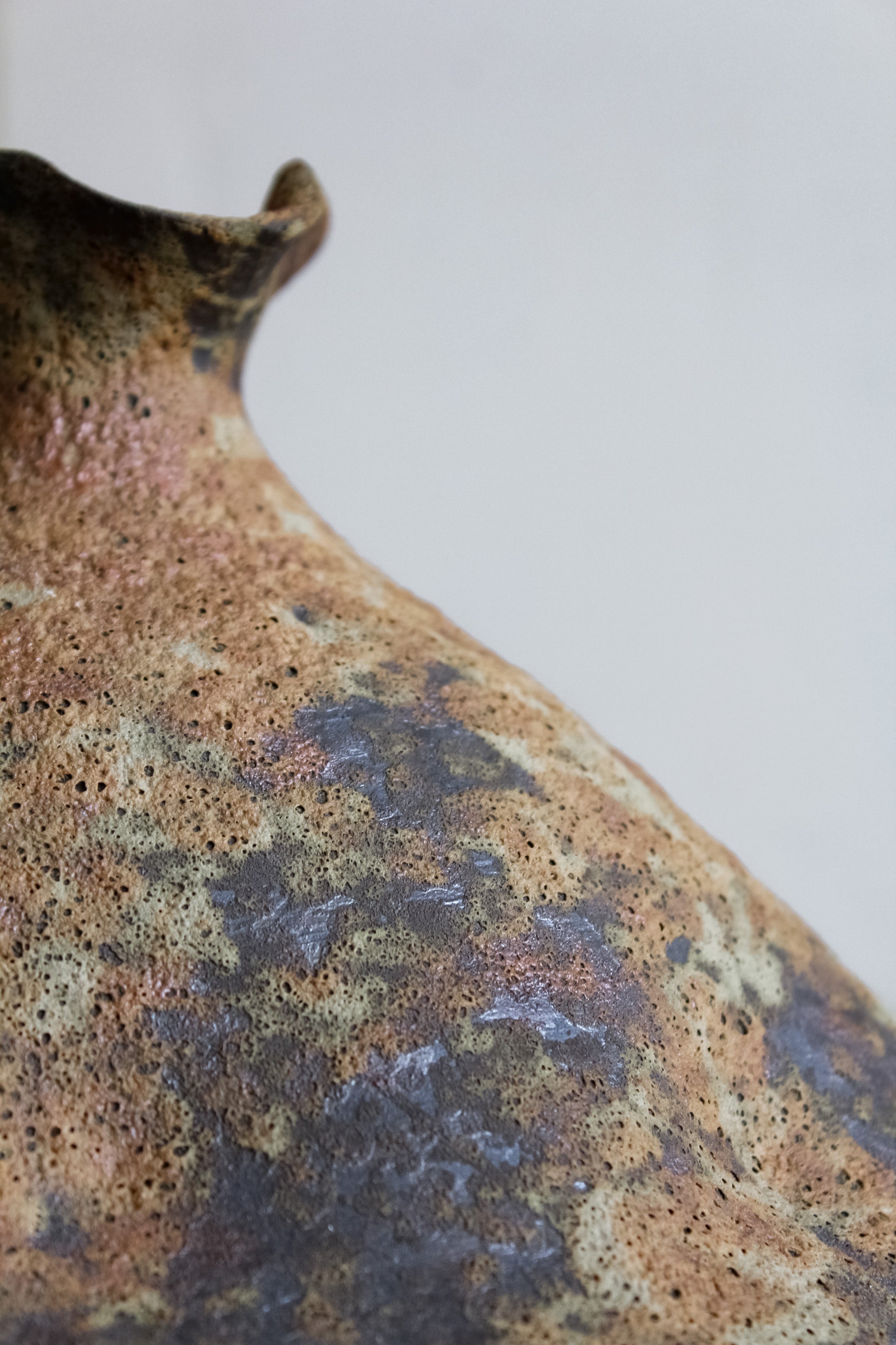 Jarrón Indio Oxidado Alto