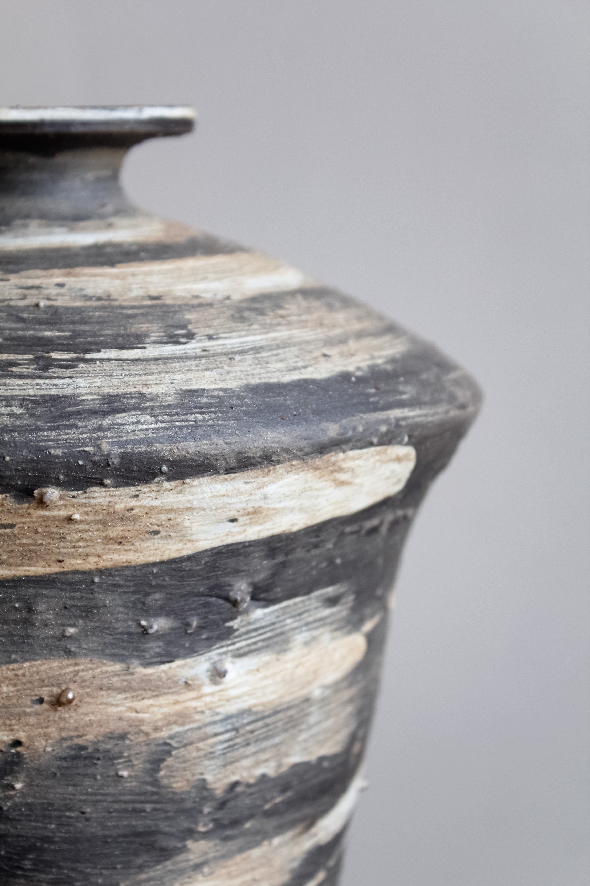 Jarrón Indio Alto Pincelado