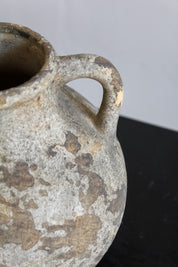 Jarrón Indio Craquelado Arena Mediano