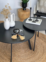 Mesa Terraza Negro Opaco