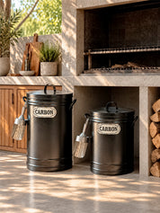 Tarro Carbón Negro
