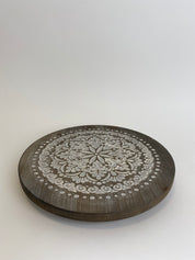 Tornamesa Mandala Blanca Chico