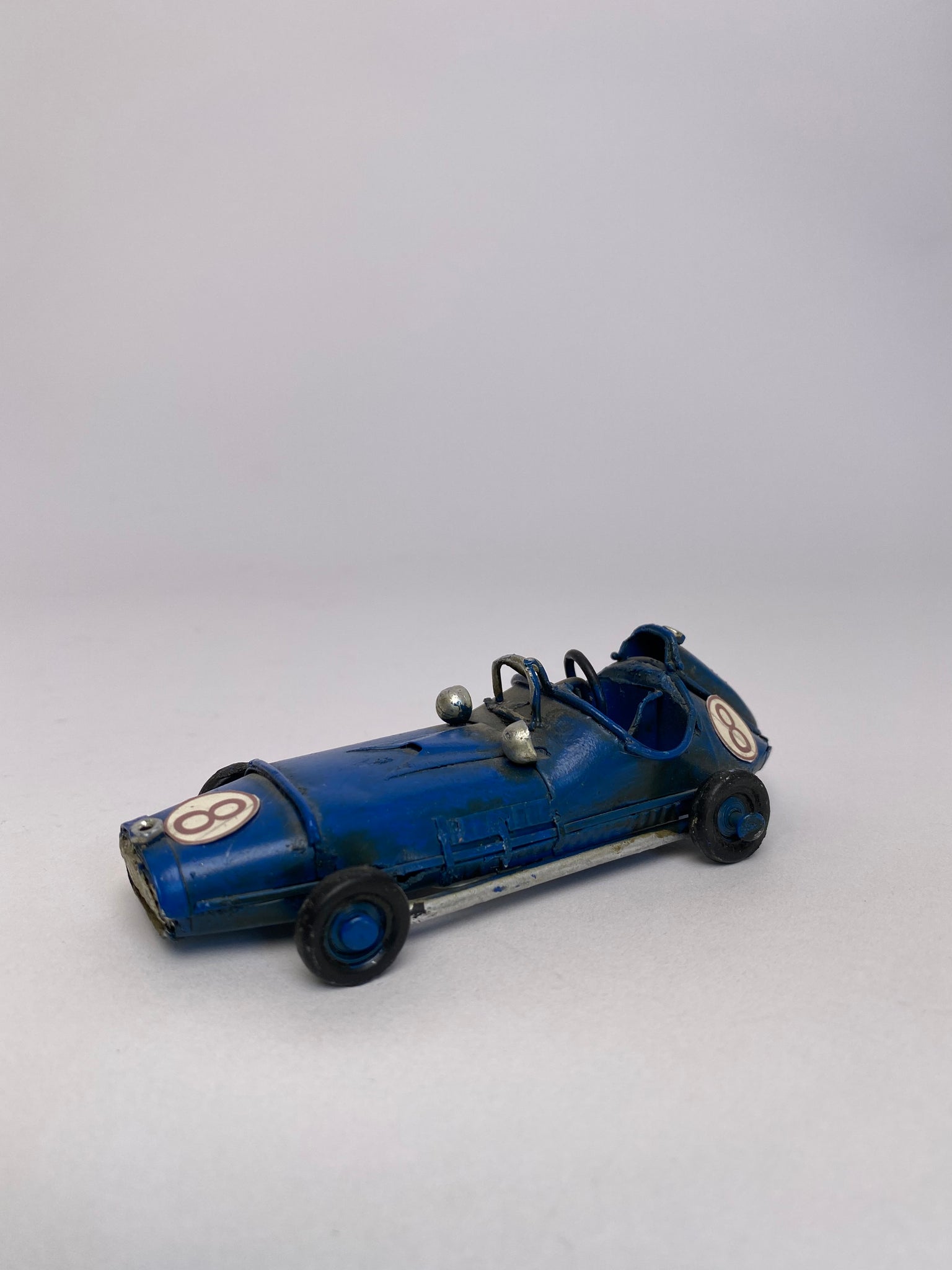 Auto Carrera Azul