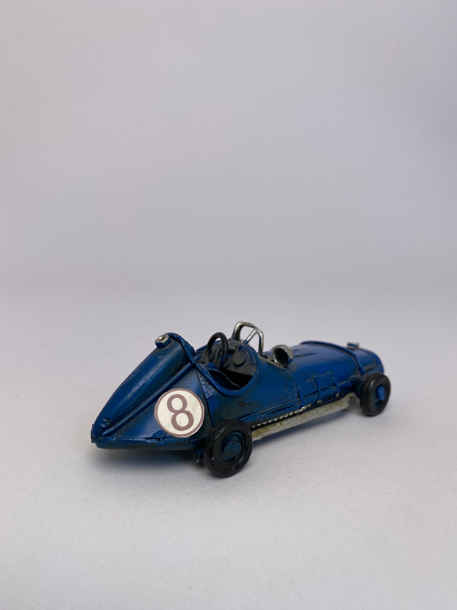 Auto Carrera Azul