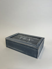 Caja de Té Azul Envejecida