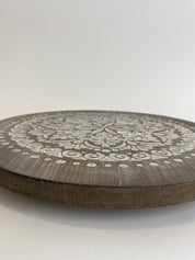 Tornamesa Mandala Blanca Chico