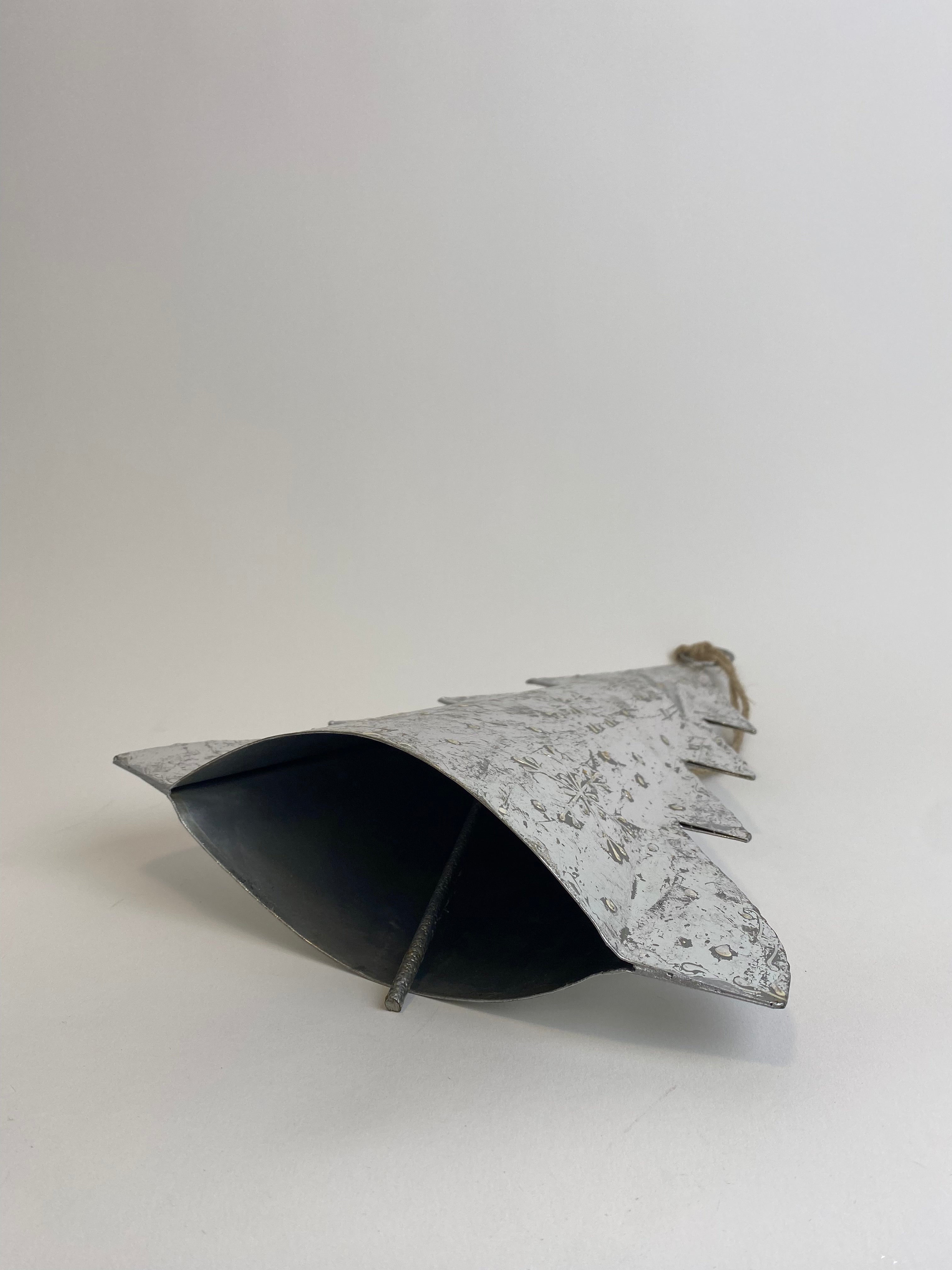 Campana Árbol Navideño Plateado