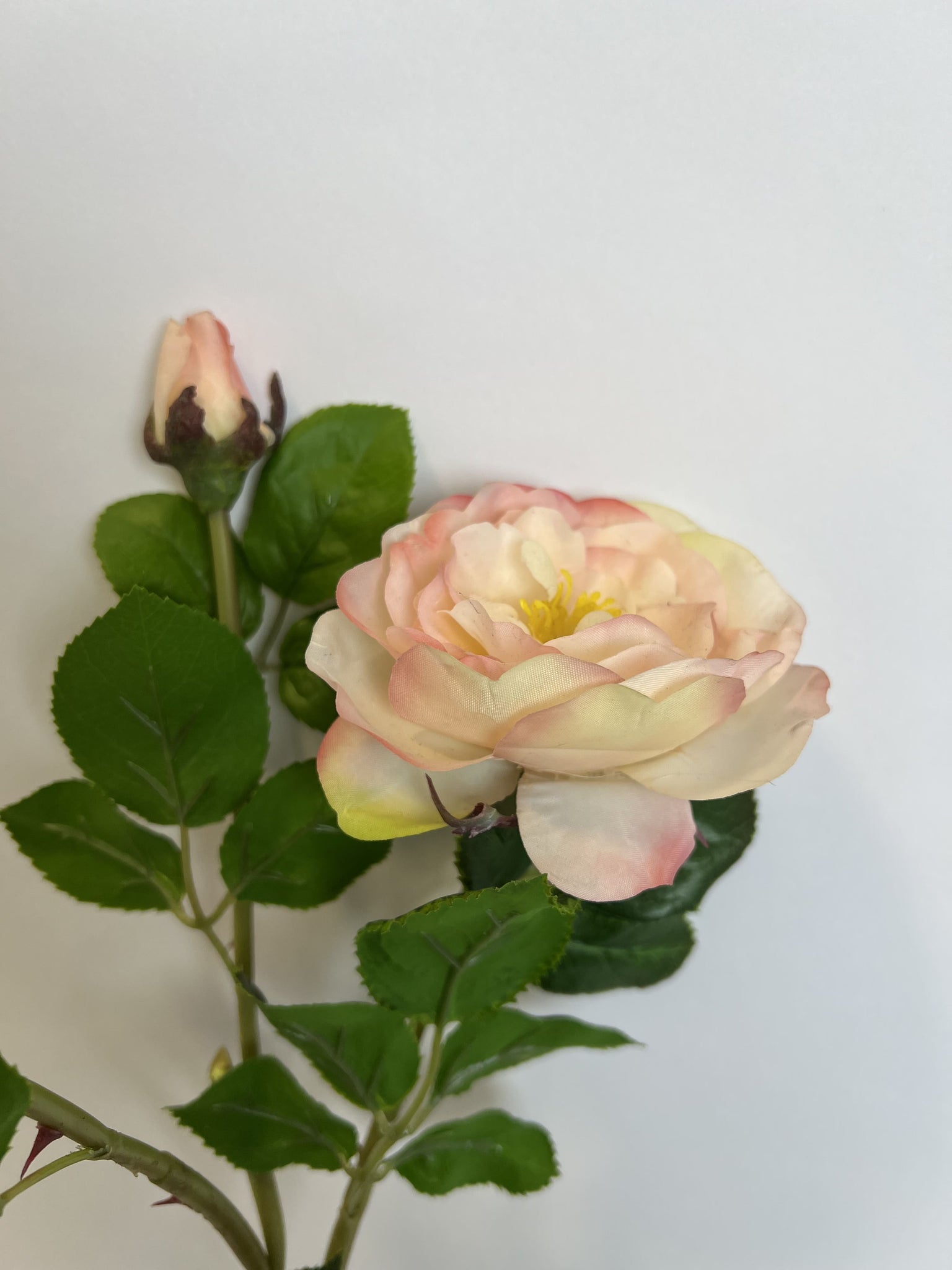 Rosa artificial rosada